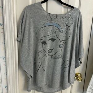 Disney Parks Cinderella Grey Top